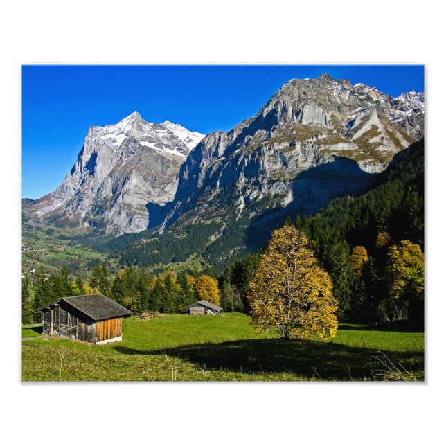 The Alps, Switzerland - Photo Print (Front)