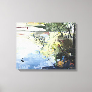 The Alster in High Summer Hamburg 2013 Canvas Print
