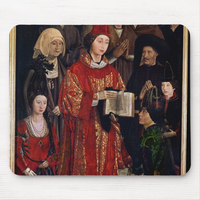 The Altarpiece of St. Vincent Mouse Mat (Front)