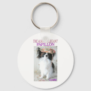 THE ALWAYS ELEGANT PAPILLON KEY RING