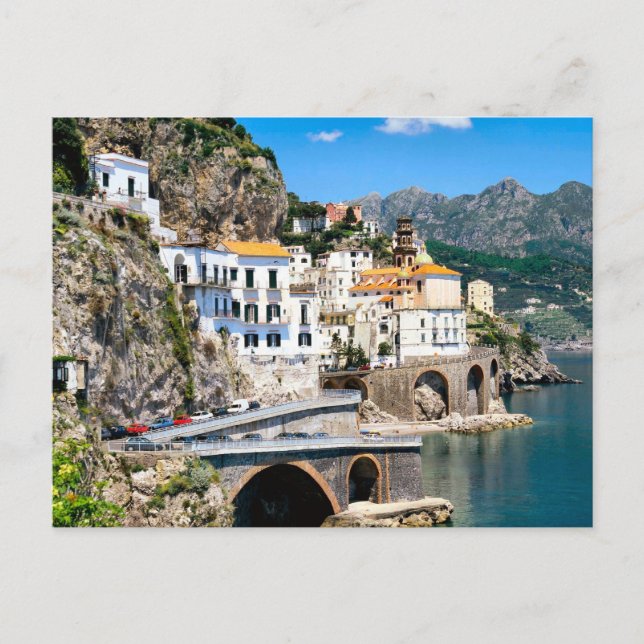 The Amalfi coadt of southern Italy Postcard (Front)