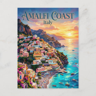 The Amalfi Coast Italy Postcard