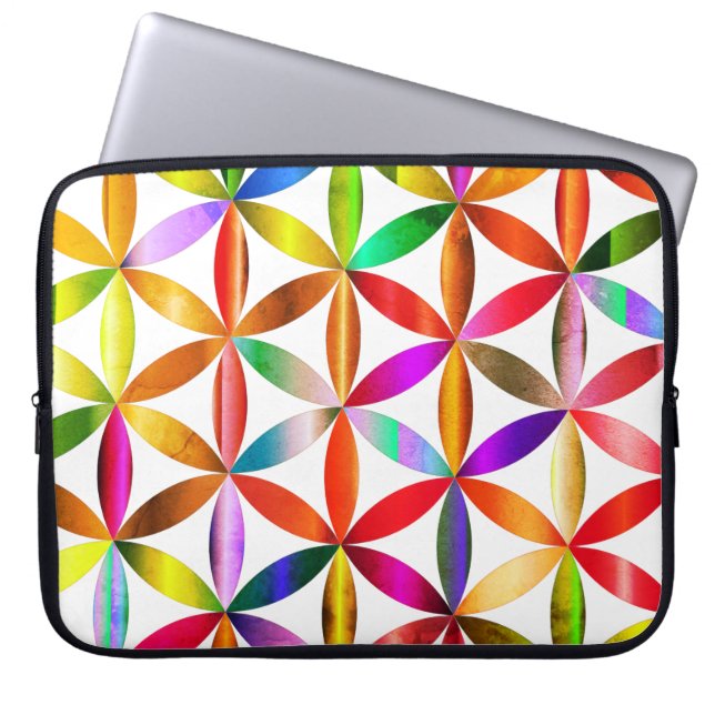 The Amazing Flower of Life on an Electronics Bag (Front)