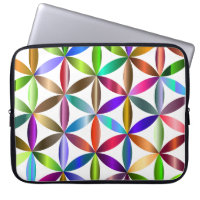 The Amazing Flower of Life on an Electronics Bag