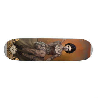 The Amazing Tattooed Lady Skateboard