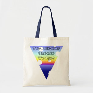 The Amazing Technicolor Cheese Wedge! Tote Bag