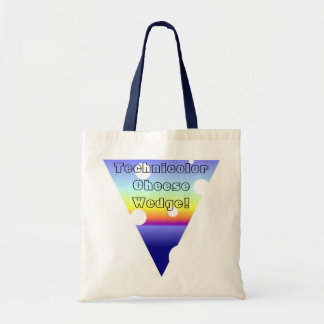 The Amazing Technicolor Cheese Wedge! Tote Bag