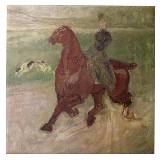 The Amazon, 1882 (oil on canvas) Tile (Front)