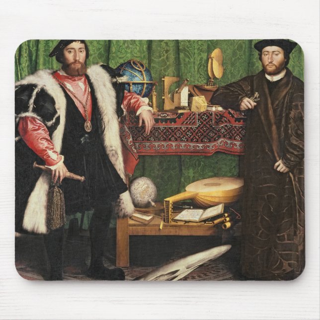 The Ambassadors, 1533 Mouse Mat (Front)