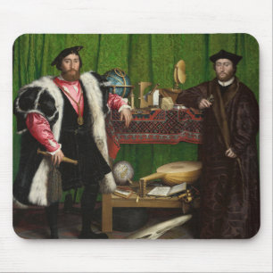 The Ambassadors, Holbein the Younger Mouse Mat
