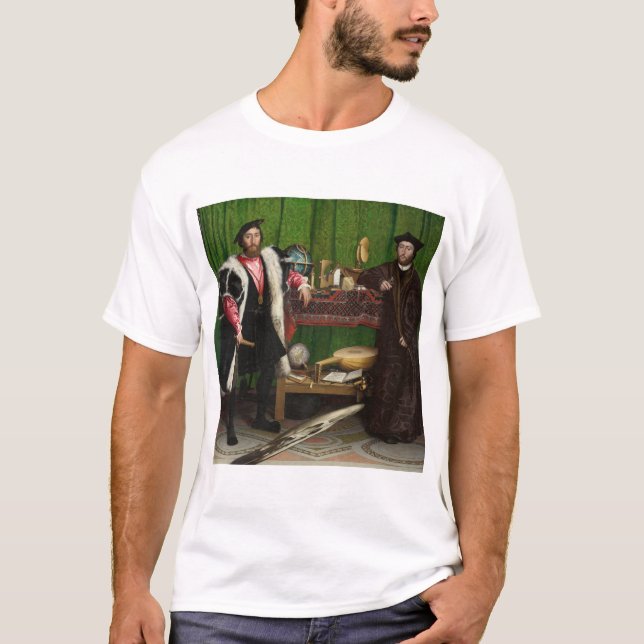 The Ambassadors, Holbein the Younger T-Shirt (Front)
