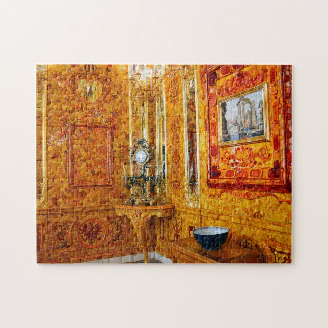 The Amber Room, Catherine Palace, Russia Jigsaw Puzzle (Horizontal)