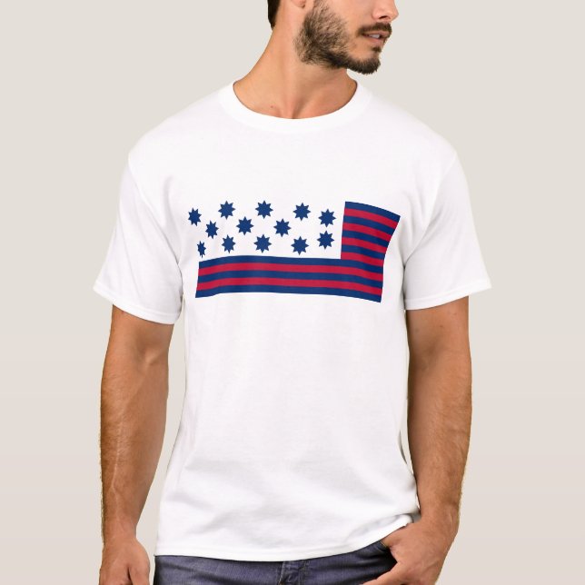 The American Battle of Guilford Courthouse Flag T-Shirt (Front)