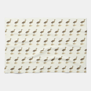 The American Bittern (Botaurus lentiginosus) Bird  Tea Towel