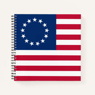 The American Circle Flag by Betsy Ross Notebook