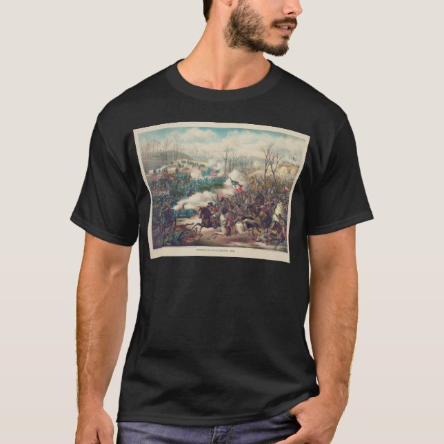 The American Civil War Battle of Pea Ridge 1862 T-Shirt (Front)