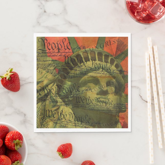 The American Constitution Napkin (Insitu)