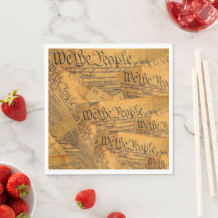 The American Constitution Napkin