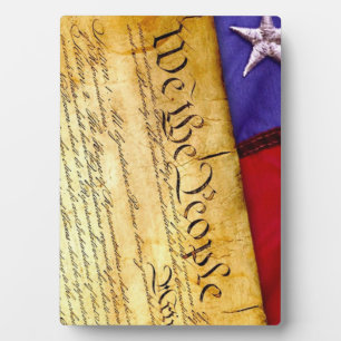 The American Constitution Plaque