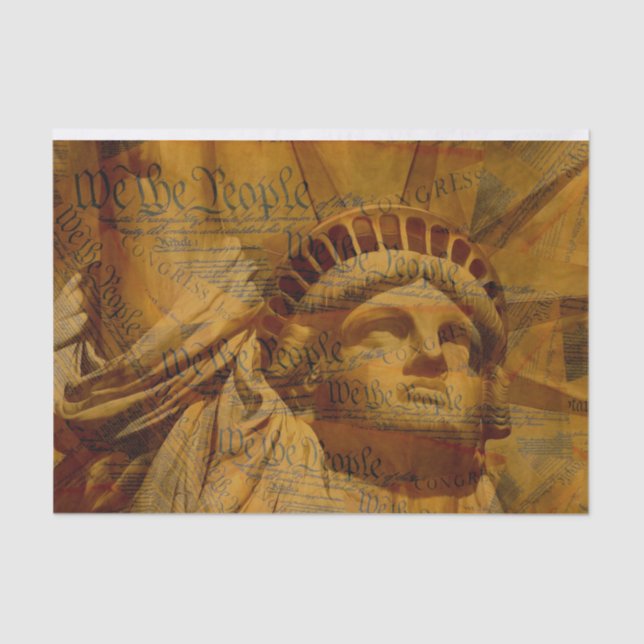 The American Constitution Tissue Paper (Front)