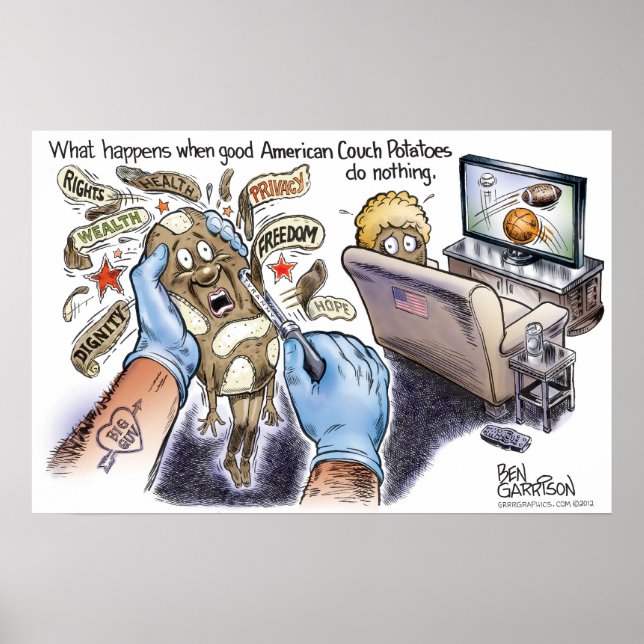 The American Couch Potato Poster (Front)