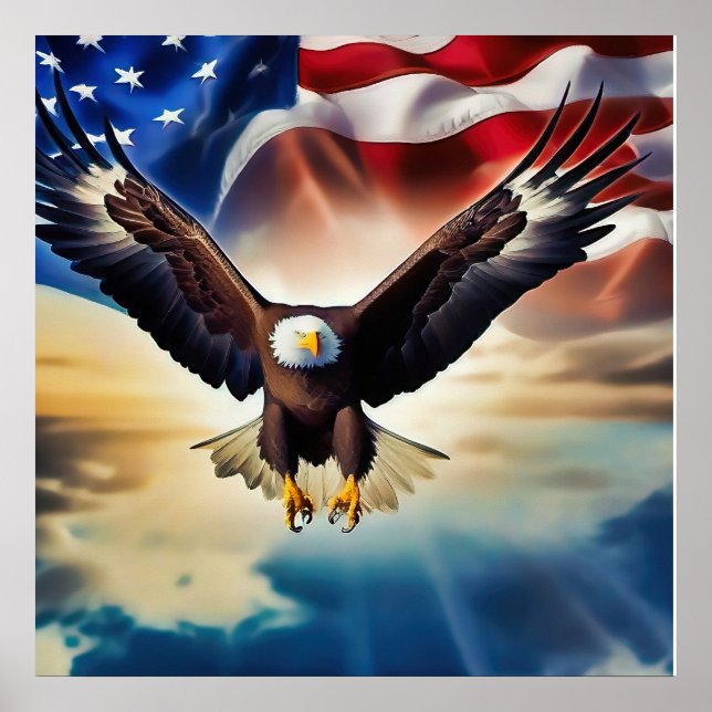The American  Eagle Poster (Front)