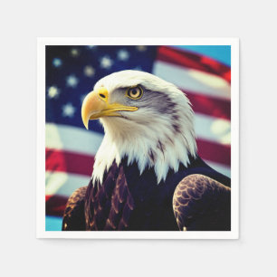 The American Eagle – Vintage Emblem of the Nation Napkin