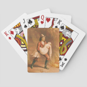 The American Firefighter Style 3 Playing Cards