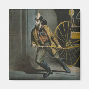 The American Fireman: Always Ready Magnet