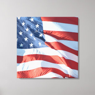 The American Flag - A Patriotic Fine Art Canvas Print