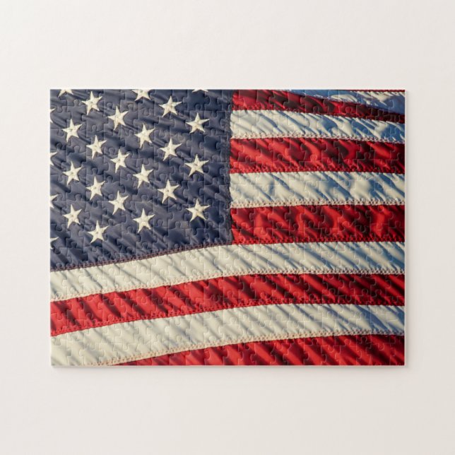 The American Flag Jigsaw Puzzle (Horizontal)