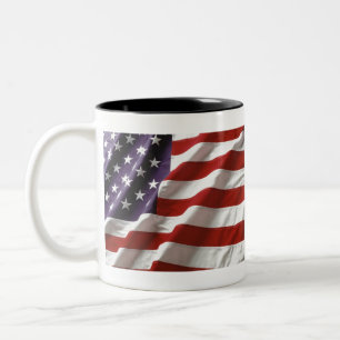 The American Flag - Old Glory Two-Tone Coffee Mug