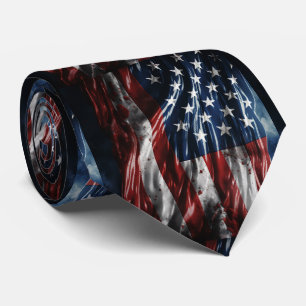 The American Flag; Stars and Stripes Tie