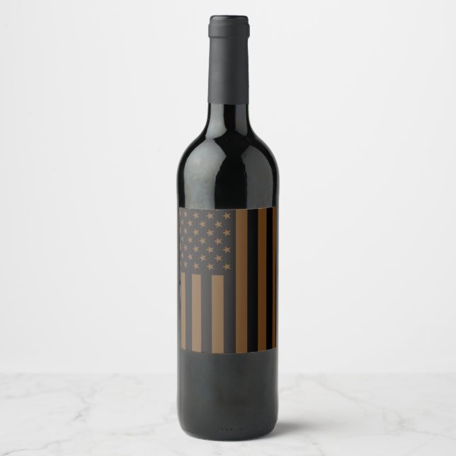 The American Flag Wine Label (Front)