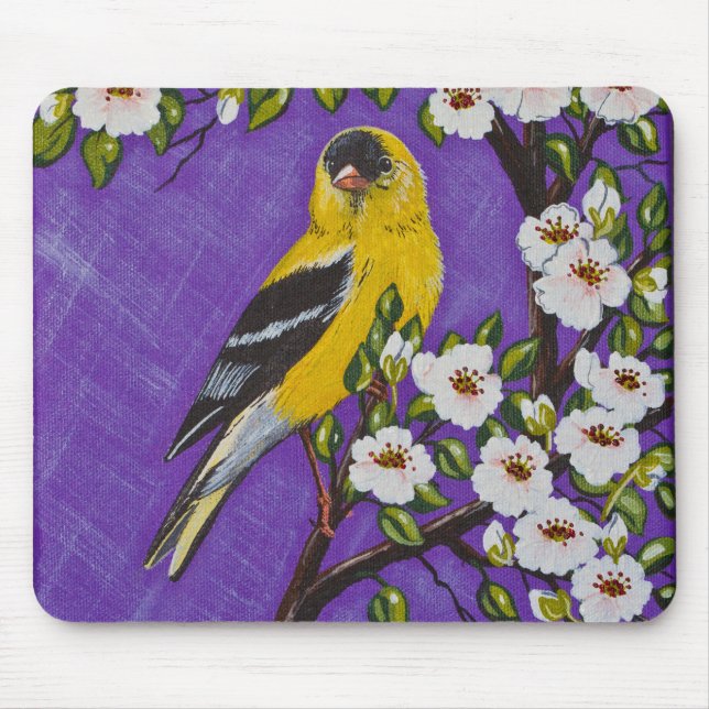 The American Goldfinch Mouse Mat (Front)