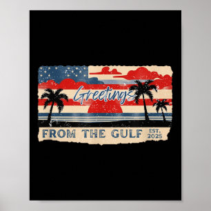 The American Gulf Of Mexico Rename Vintage Poster