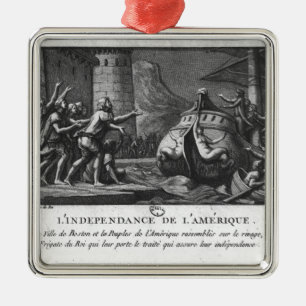 The American Independence Metal Tree Decoration