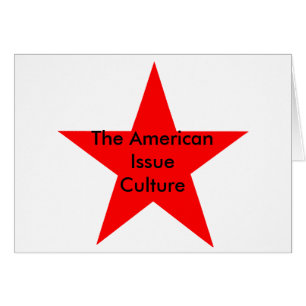 The American Issue Culture Star Red