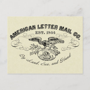 The American Letter Mail Company  Postcard