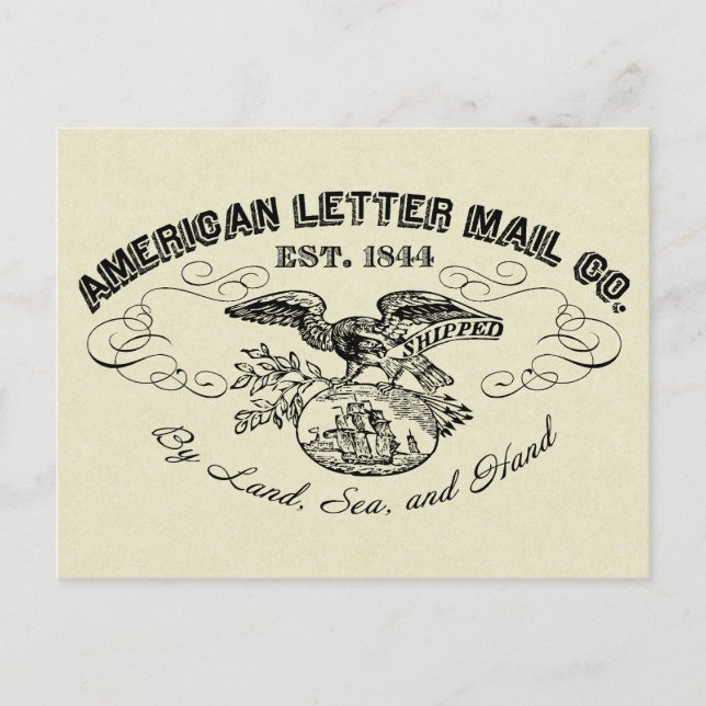 The American Letter Mail Company  Postcard (Front)