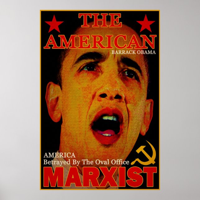 The American Marxist Poster (Front)