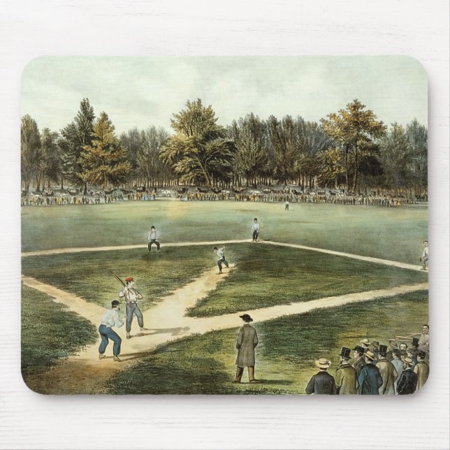 The American National Game of Baseball Mouse Mat (Front)