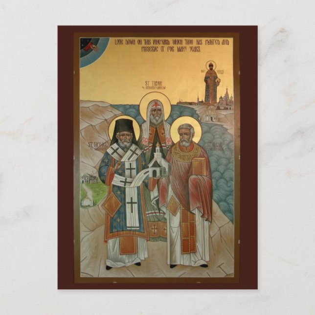 The American Orthodox Mission Prayer Card (Front)