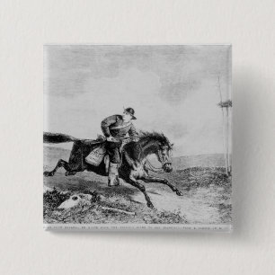 The American Pony Express 15 Cm Square Badge
