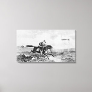 The American Pony Express Canvas Print
