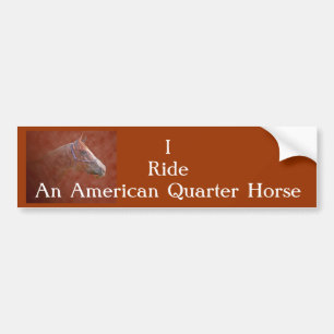 The American Quarter Horse Bumper Sticker