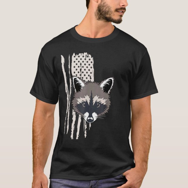 The American raccoon raccoon T-Shirt (Front)