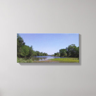 The American River in Sacramento, CA Canvas Print
