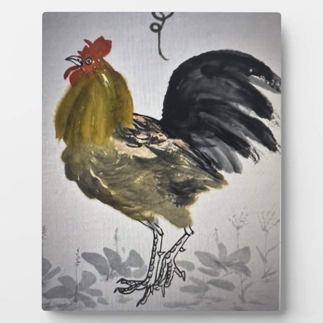 The American Rooster  Plaque (Front)