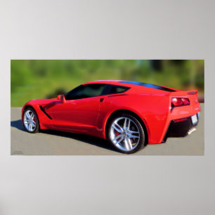 THE AMERICAN SPORTS CAR: CORVETTE POSTER